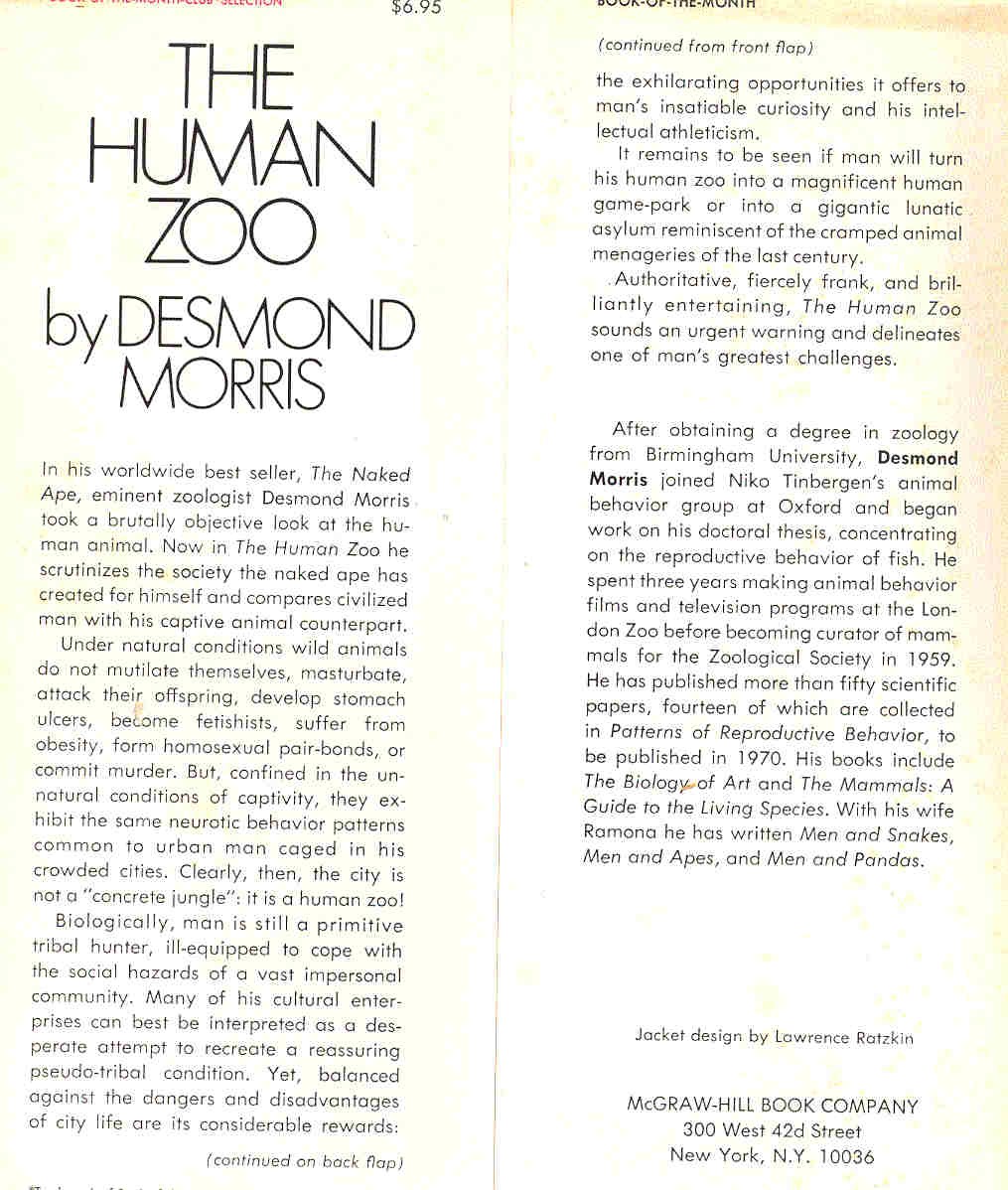 Desmond Morris - The Human Zoo