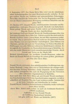 WOODS, DONALD - Steve Biko - Schrei Nach Freiheit WOODS, DONALD - Steve Biko - Schrei Nach Freiheit, null 1988 antikvár könyv