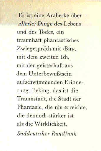 Frisch, Max - Bin oder Die Reise nach Peking