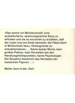 Siegfried LENZ - Das Feuerschiff Siegfried LENZ - Das Feuerschiff, null 1990 antikvár könyv