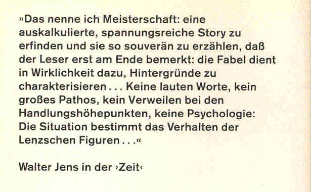 Siegfried LENZ - Das Feuerschiff