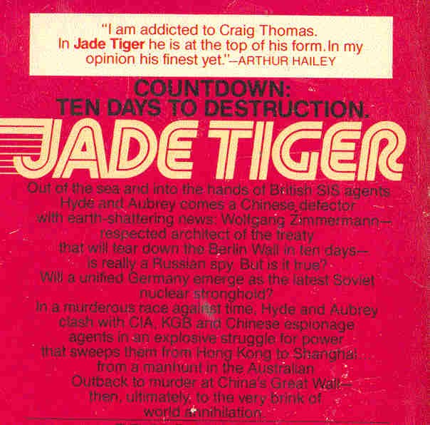 Craig, Thomas - Jade Tiger