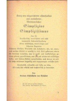 GRIMMELSHAUSEN, HANS JAKOB CHRISTOPH VON - Simplissimus I-II. GRIMMELSHAUSEN, HANS JAKOB CHRISTOPH VON - Simplissimus I-II., null 1944 antikvár könyv