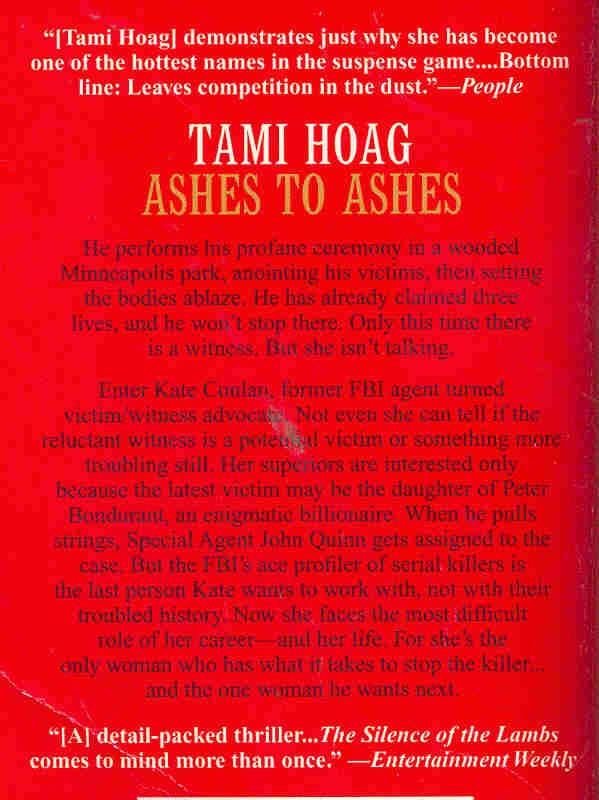 Hoag, Tami - Ashes to Ashes