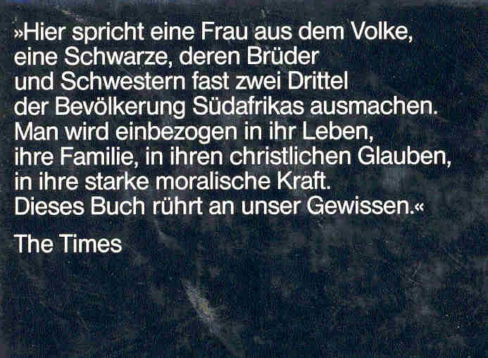 JOUBERT, ELSA - Der lange Weg der Poppie Nongena