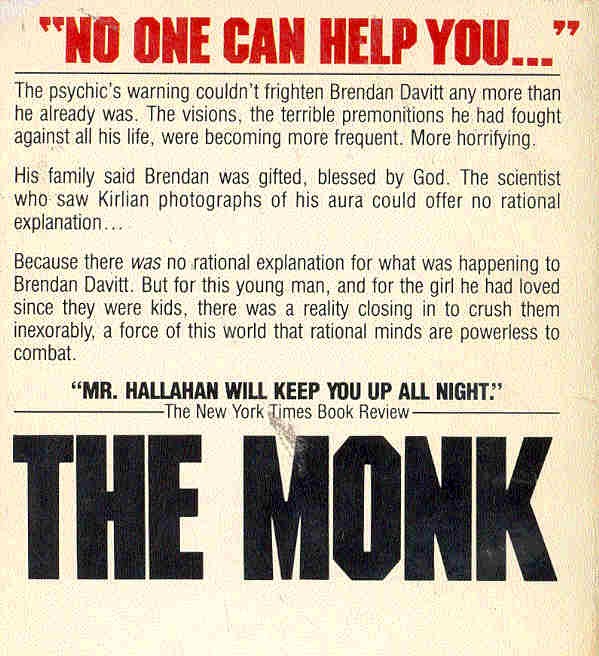 HALLAHAN, WILLIAM H. - The Monk