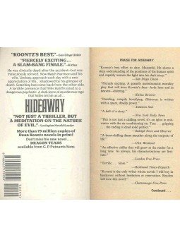 Dean R. Koontz - Hideaway, null 1992 antikvár könyv