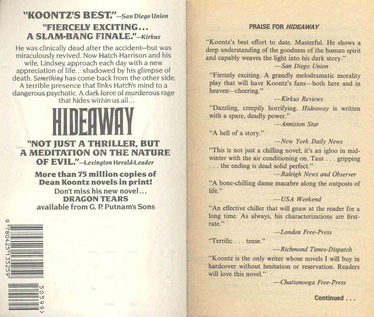 Dean R. Koontz - Hideaway