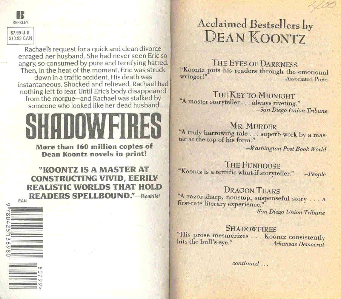 Dean R. Koontz - Shadow Fires