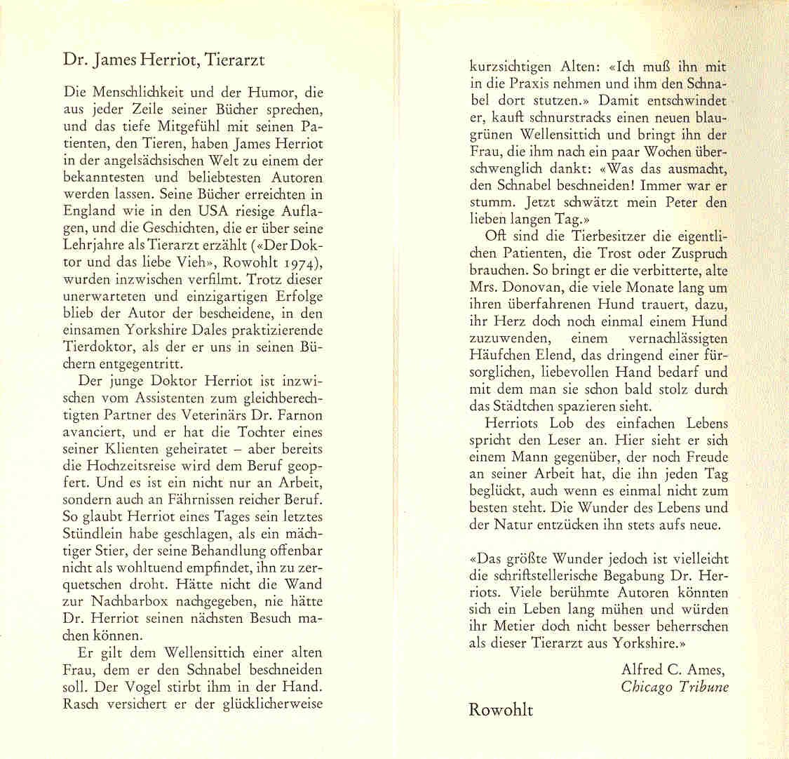James Herriot - Tierarzt