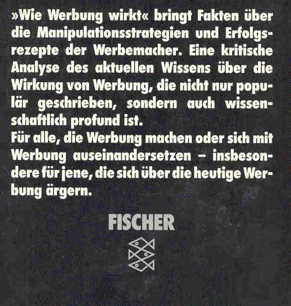 Heller, Eva - Wie Werbung wirkt: Theorien und Tatsachen