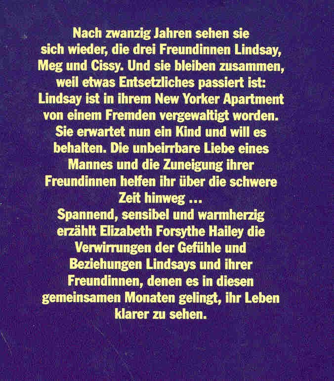 HAILEY, ELIZABETH FORSYTHE - Liebe ist stärker (Eredeti cím: Life Sentences)