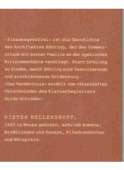 Wellershoff, Dieter - Zikadengeschrei, Das Vermächtnis Wellershoff, Dieter - Zikadengeschrei, Das Vermächtnis, null 2003 antikvár könyv