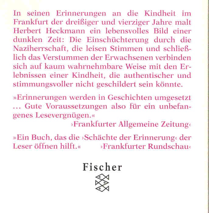 HECKMANN, HERBERT - Die Trauer meines Großvaters