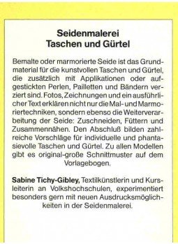 - Seidenmalerei - Taschen und Gürtel - Seidenmalerei - Taschen und Gürtel, null 1990 antikvár könyv