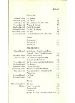 Franz Kafka - Die Romane - Amerika, Der Prozeß, Das Schloß, null 1966 antikvár könyv