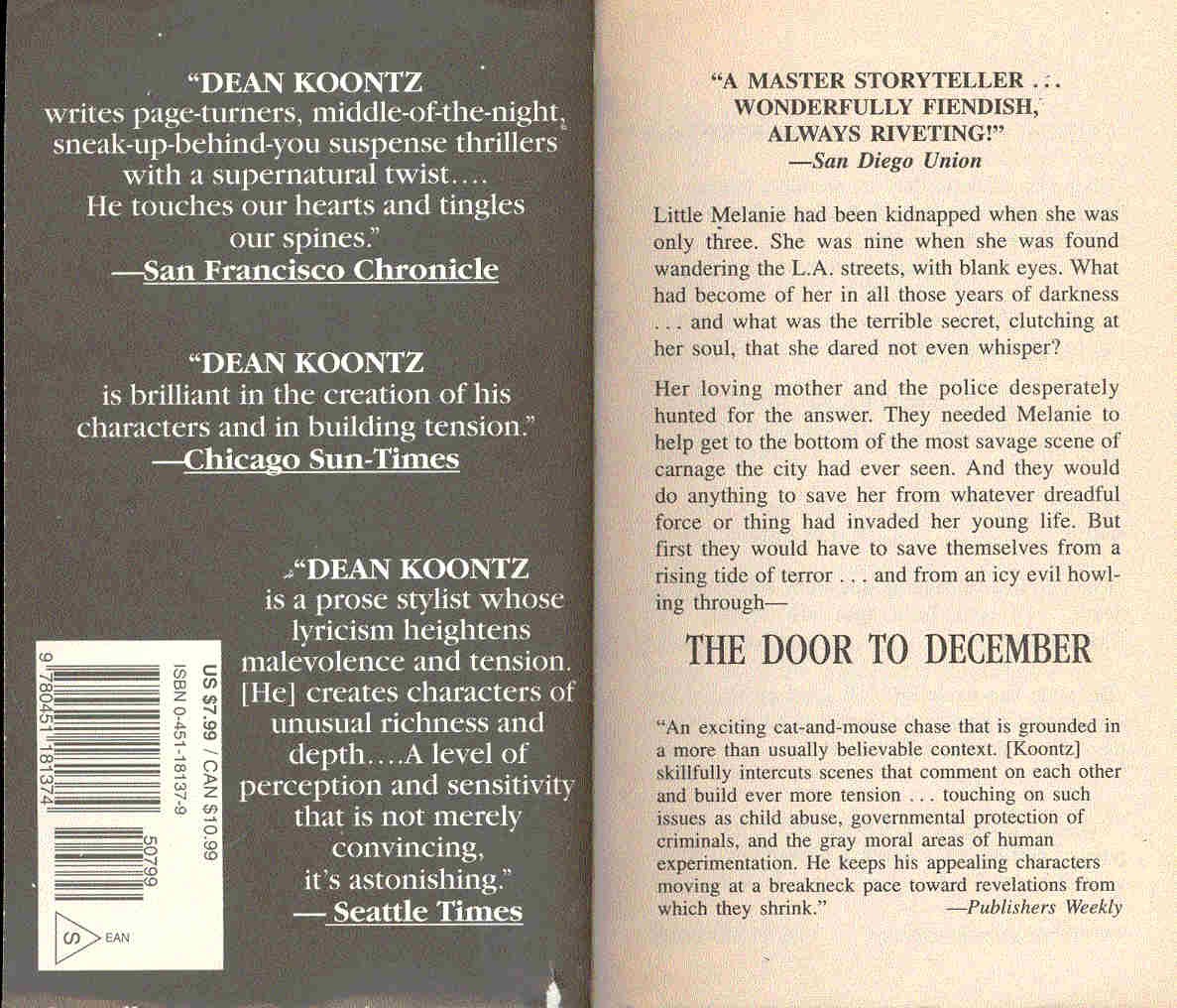 Dean R. Koontz - The Door to December