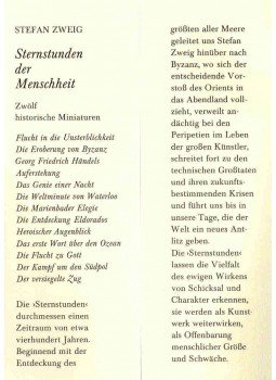 Zweig, Stefan - Sternstunden der Menschheit Zweig, Stefan - Sternstunden der Menschheit, null 0 antikvár könyv