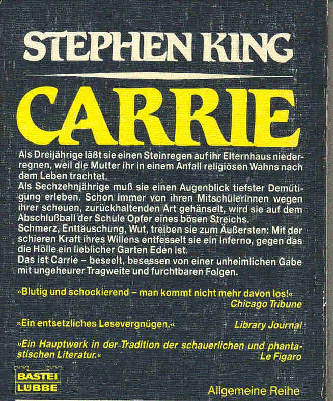 Stephen King - Carrie (német)