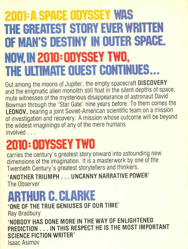 Arthur C. Clarke  - 2010: Odyssey Two