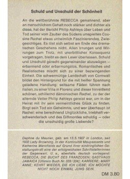 Daphne du Maurier - Meine Cousine Rachel, null 1971 antikvár könyv