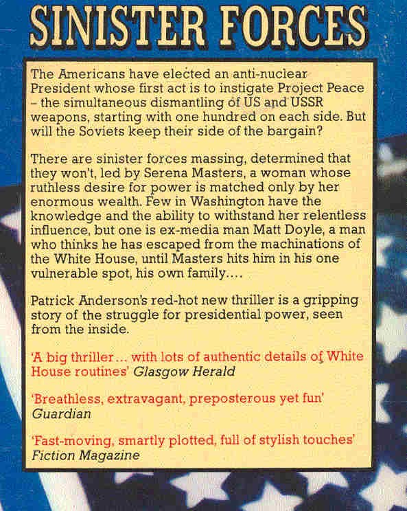 ANDERSON, PATRICK - Sinister Forces