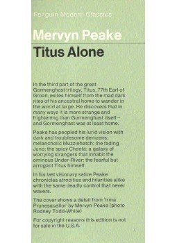 Peake Mervyn - Titus Alone Peake Mervyn - Titus Alone, null 1970 antikvár könyv