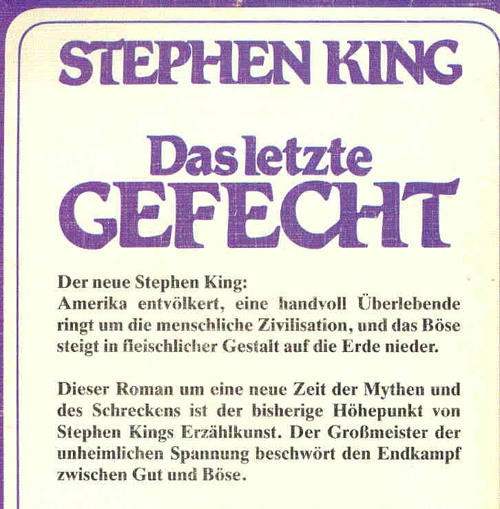 Stephen King - Das letzte Gefecht