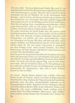 MARON, MONIKA - Flugasche, null 1988 antikvár könyv