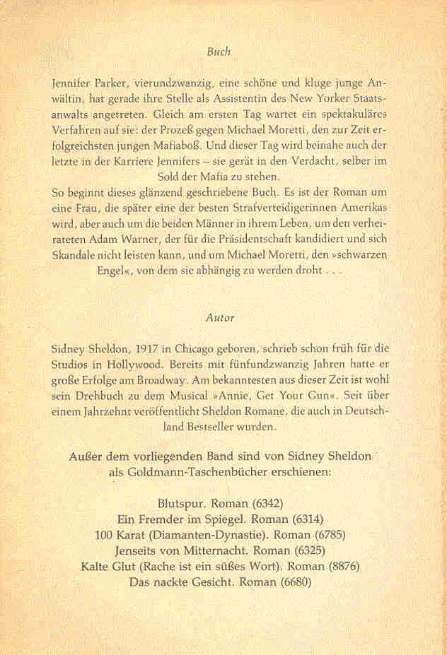 Sidney Sheldon - Zorn der Engel