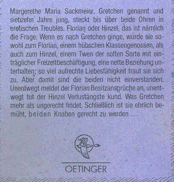 CHRISTINE NÖSTLINGER - Gretchen mein Mädchen