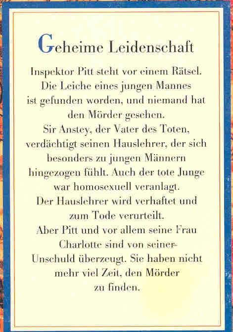 Perry, Anne - Ein Mann aus bestem Hause (Eredeti cím: Bluegate Fields)