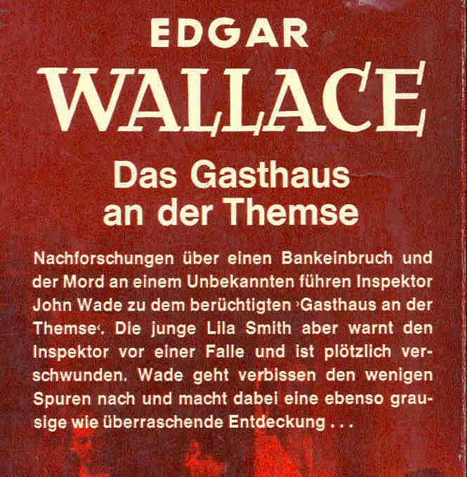 Edgar Wallace - Das Gasthaus an der Themse