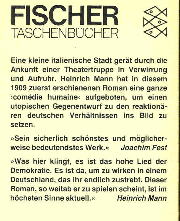 Mann, Heinrich - Die kleine Stadt