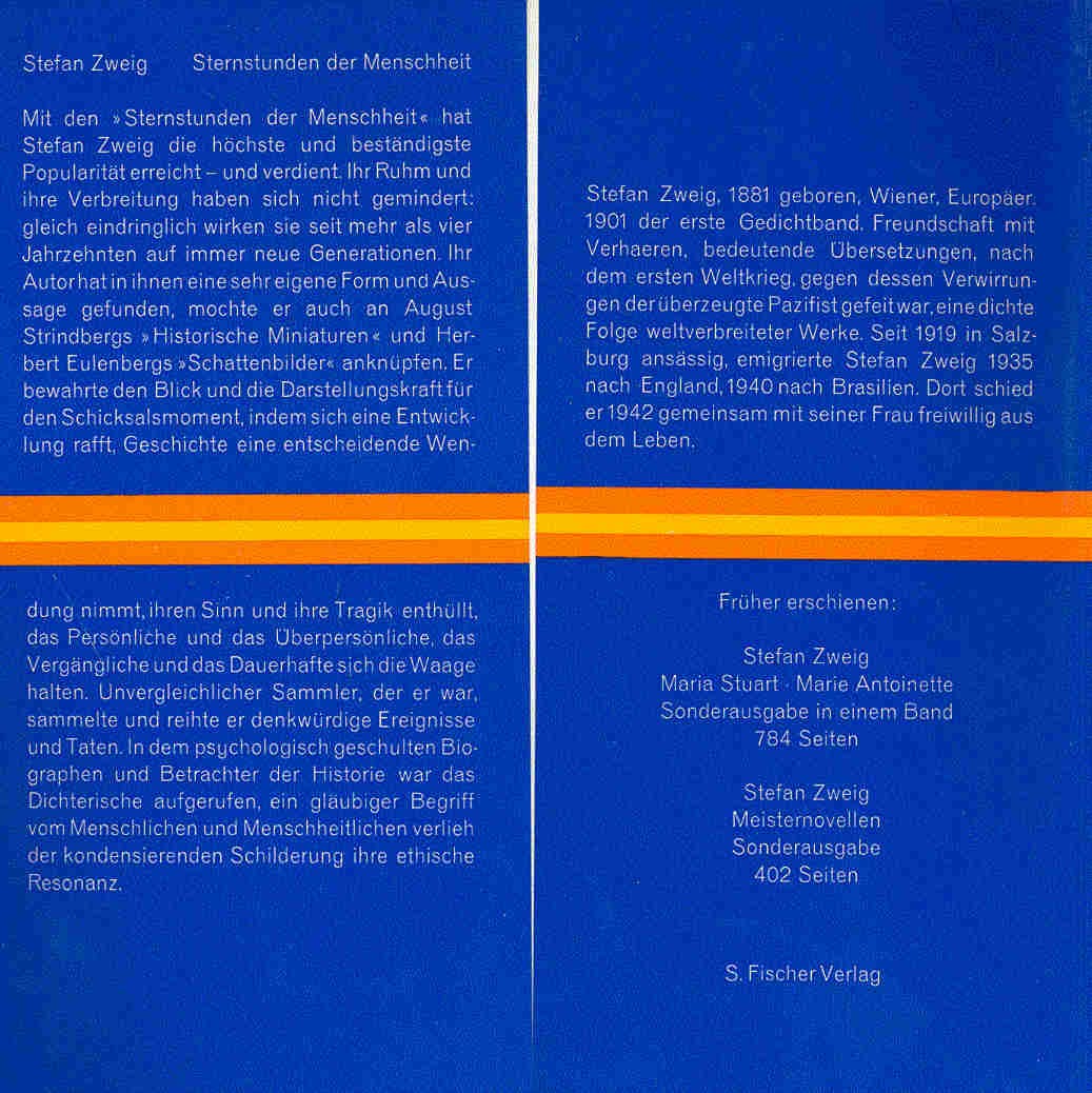 Zweig, Stefan - Sternstunden der Menschheit