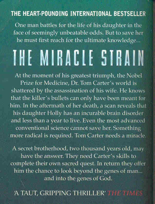 Cordy, Michael - The Miracle Strain