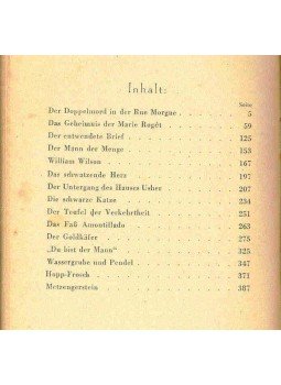 Edgar Allan Poe - Der Doppelmord in der Rue Morgue Edgar Allan Poe - Der Doppelmord in der Rue Morgue, null 1946 antikvár könyv