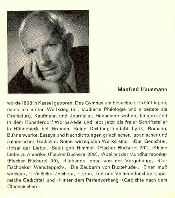 HAUSMANN, MANFRED - Lampioon