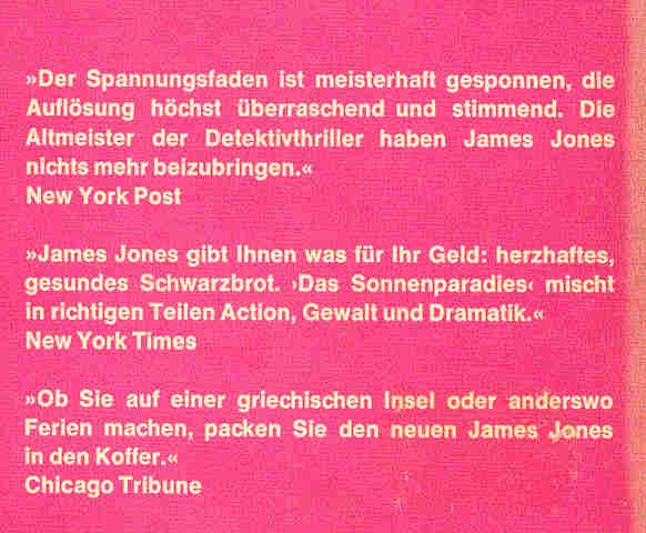 Jones, James - Das Sonnenparadies