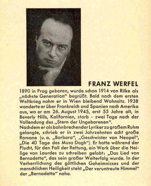 Franz Werfel - Der veruntreute Himmel