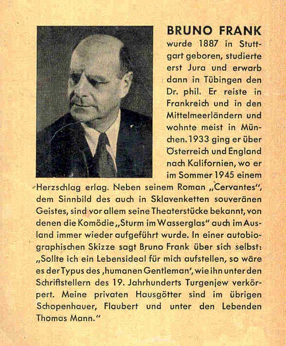 Frank, Bruno - Trenck