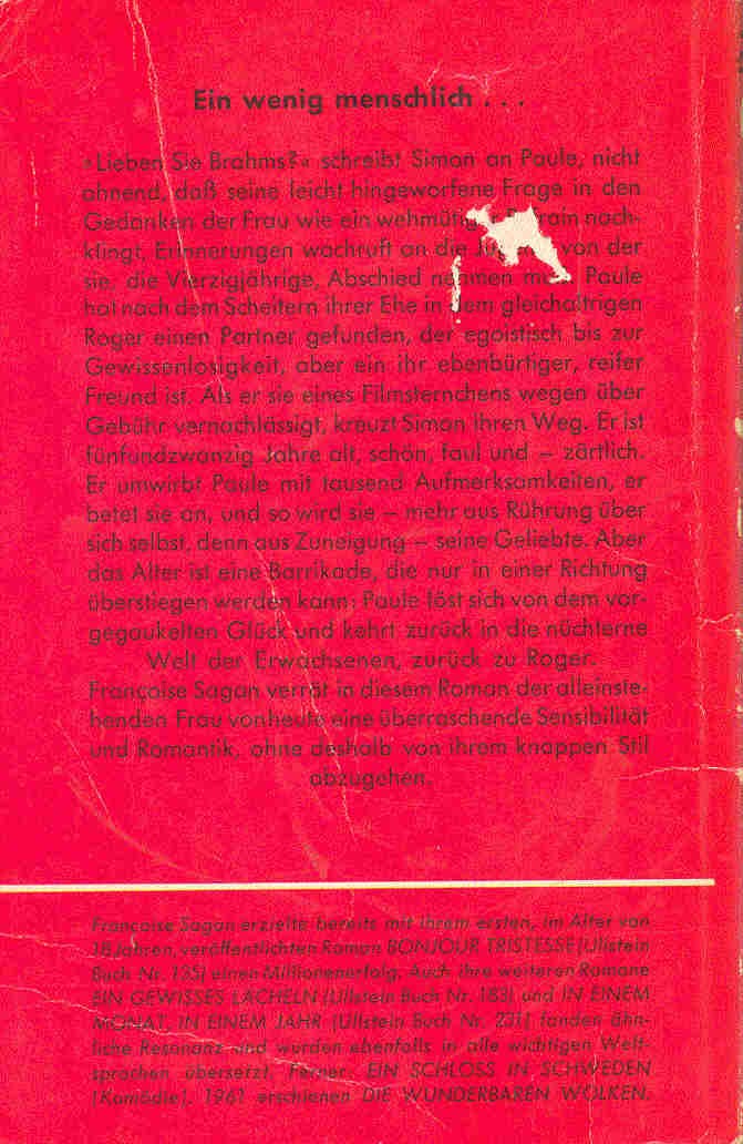 Francoise Sagan - Lieben Sie Brahms?
