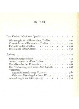 Schiller, Friedrich - Don Carlos, Briefe über Don Carlos, Thalia - Fragment Schiller, Friedrich - Don Carlos, Briefe über Don Carlos, Thalia - Fragment, null 1965 antikvár könyv