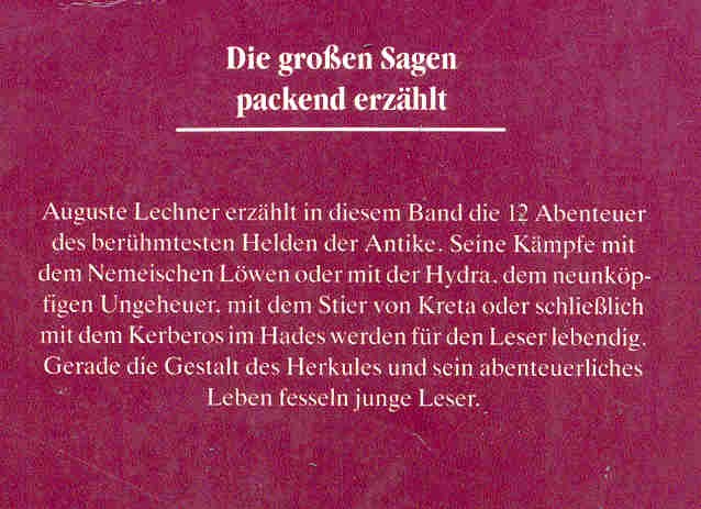 LECHNER, AUGUSTE - Herkules