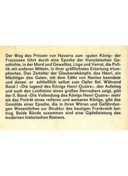 Mann, Heinrich - Die Vollendung des Königs Henri Quatre, null 1964 antikvár könyv