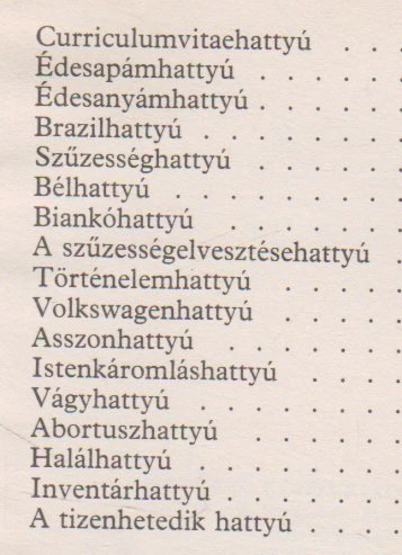 [Esterházy Péter] Csokonai Lili - Tizenhét hattyúk (aláírt) előnézeti kép