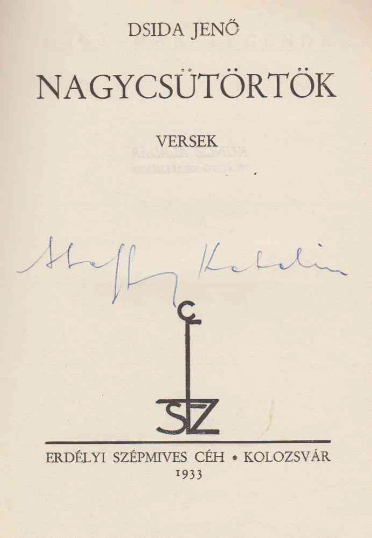 Dsida Jenő - Nagycsütörtök előnézeti kép
