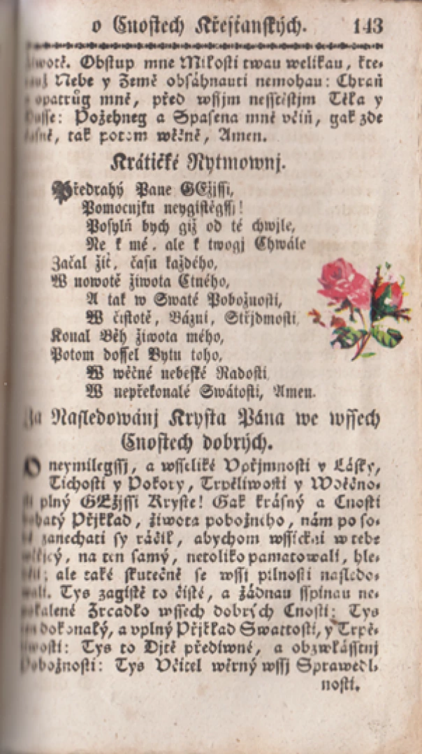 Třanovský, Jiří - Cithara Sanctorum Pisně Duchownj, Staré y nové, kterých Cýrkew Křestanská při Wýročnjch Slawnostech […] Knéze Giřjka Tranowského. – Phiala Sanctorum. – Přjdawek pronikawých nowých, y některych starych Pjsnj. [Három evangélikus imádságoskönyv egybekötve.] előnézeti kép