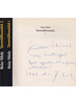 Ráday Mihály - Városvédőbeszédek 1-2. (dedikált) Ráday Mihály - Városvédőbeszédek 1-2. (dedikált), Budapest 1988 antikvár könyv