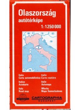  - Olaszország autótérképe 1:1250000,  0 antikvár könyv